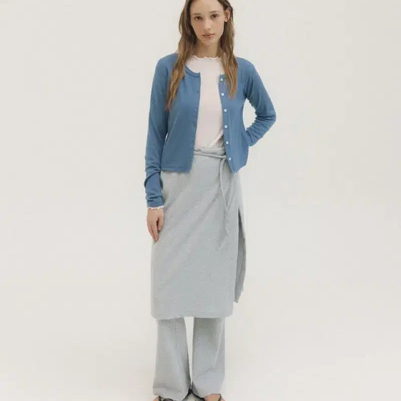 [BUNJANG] Hacer Wrap Skirt Pants Set / [이민정리] Hacer 랩스커트 팬츠 세트