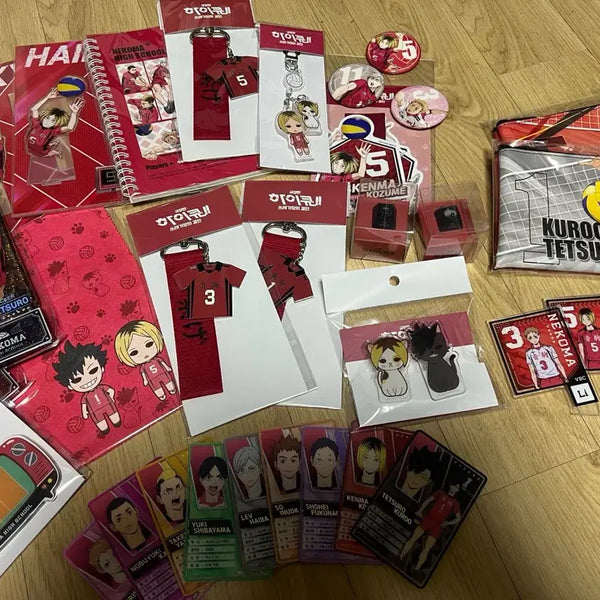 [BUNJANG] Haikyuu!! Nekoma Kuroo Kenma Goods Bundle Set / 하이큐 네코마 쿠로오 켄마 굿즈 일괄 양도