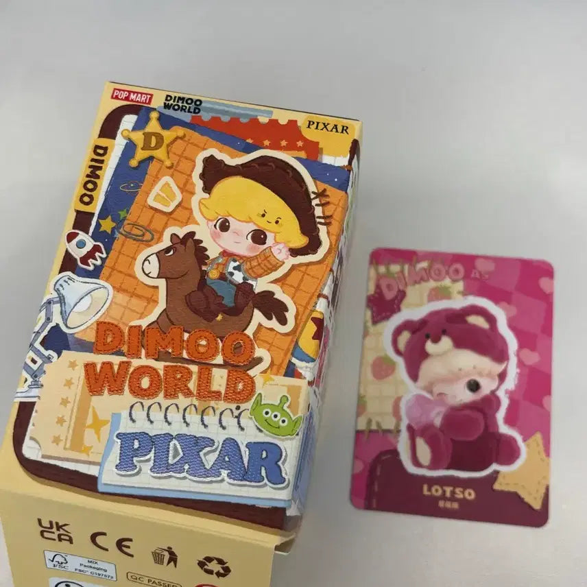 [BUNJANG] Pop Mart Dimoo Pixar Lotso Figure (Sealed) / (미개봉) 팝마트 디무 픽사 랏소 피규어