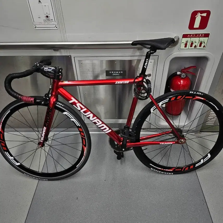 [BUNJANG] Tsunami Pixie 100 Bicycle Red / 쓰나미 레드와인