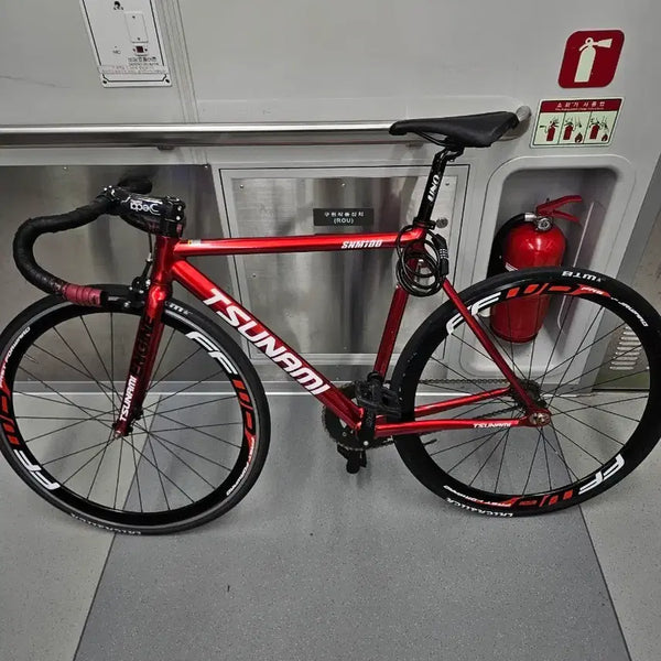 [BUNJANG] Tsunami Pixie 100 Bicycle Red / 쓰나미 레드와인