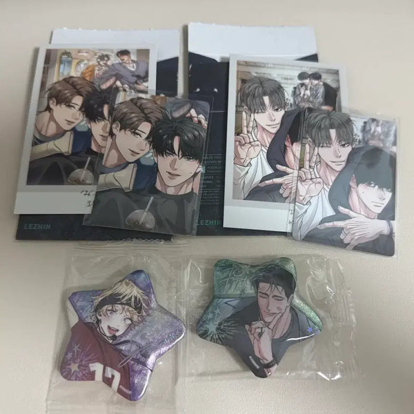 [BUNJANG] Sparkles Ice Curve Snap Pack Bundle Set & Can Badge / 일괄) 스파클즈 해빙곡선 스냅팩 언슬립 스냅팩 캔뱃지