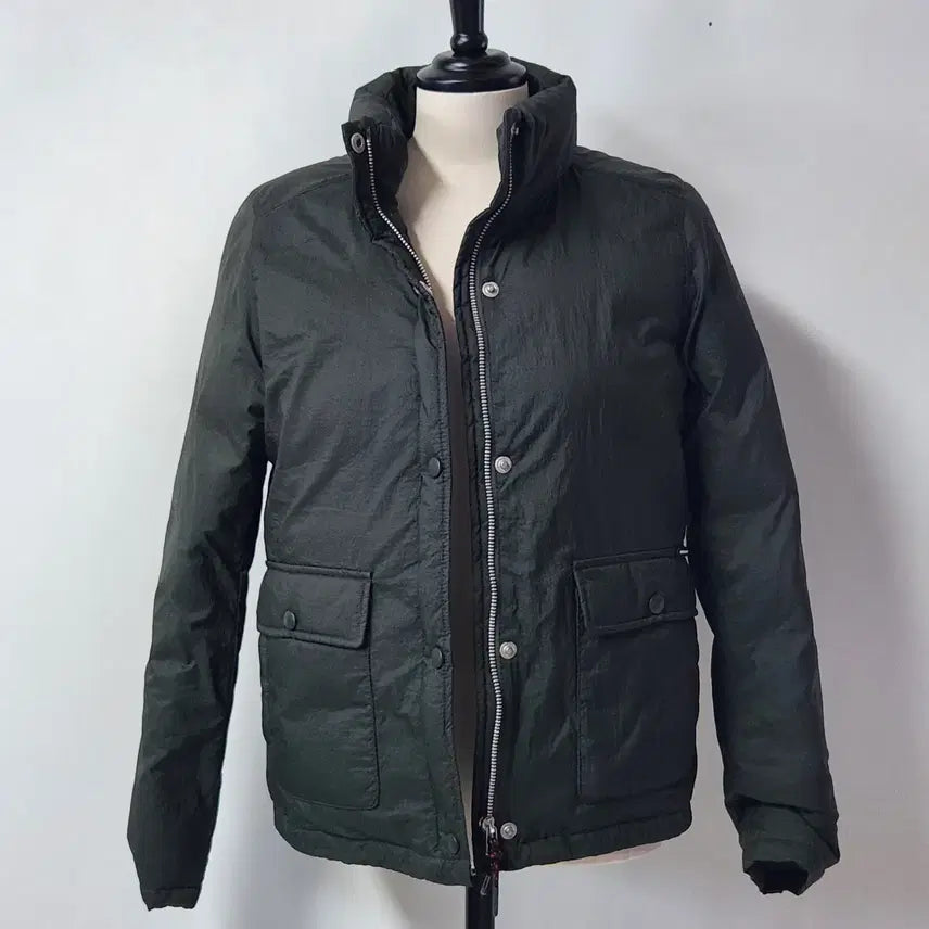 [BUNJANG] Bike Repair Shop x Beanpole Women's Khaki Duck Down Padding Jumper Size 90 / 바이크리페어샵 빈폴 카키 오리털 패딩 점퍼 여성 90