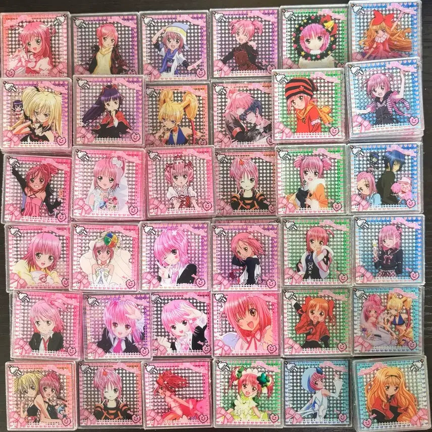 [BUNJANG] Shugo Chara Square Keyring / 캐릭캐릭체인지 사각키링