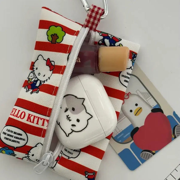 [BUNJANG] Hello Kitty Mini Pouch Card Holder / 핼로키티 미니 파우치 카드지갑