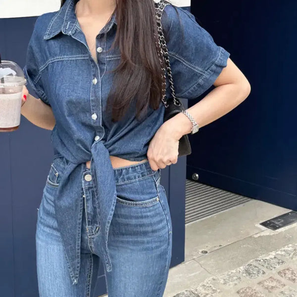 [BUNJANG] Denim Shirt / 데님셔츠 새상품