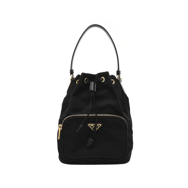 [BUNJANG] Prada Duet Re-Nylon Bucket Bag Black / 프라다 듀엣 리나일론 버킷백