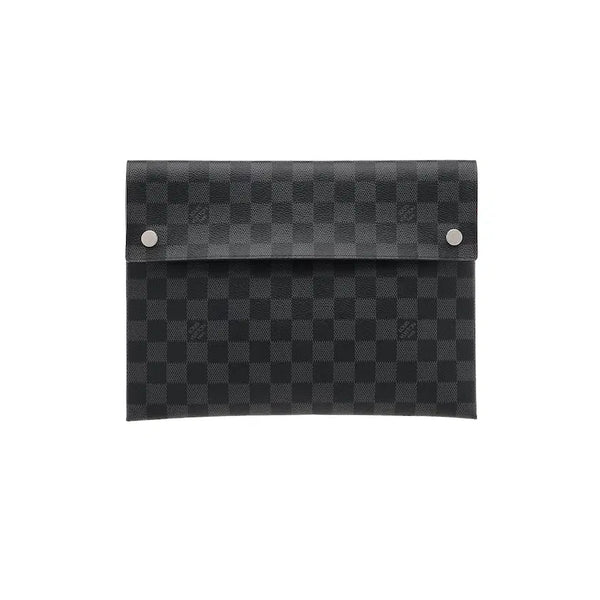 [BUNJANG] Louis Vuitton Pochette Alpha Pouch Damier Graphite Canvas / 루이비통 포쉐트 알파 캔버스 다미에 그라파이트