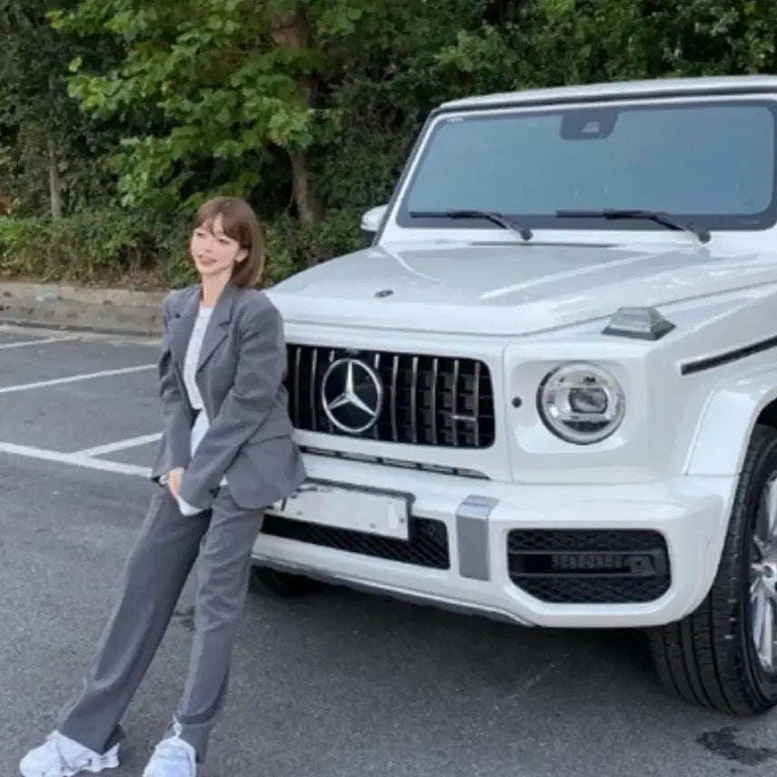 [BUNJANG] Shiho Shiho Blazer Set-up Grey / 시호시호 블레이저 셋업 그레이
