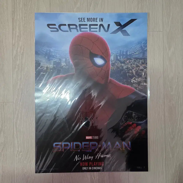 [BUNJANG] Spider-Man: No Way Home SCREEN X Poster / 스파이더맨 노웨이홈 스크린엑스 SCREEN X 포스터