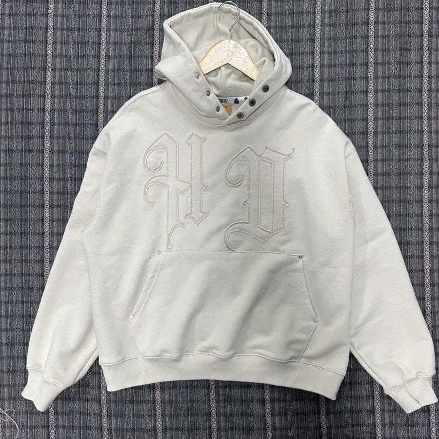 [BUNJANG] Beige Oversized Fit Hoodie / 후드후드 오버핏 후드티 베이지
