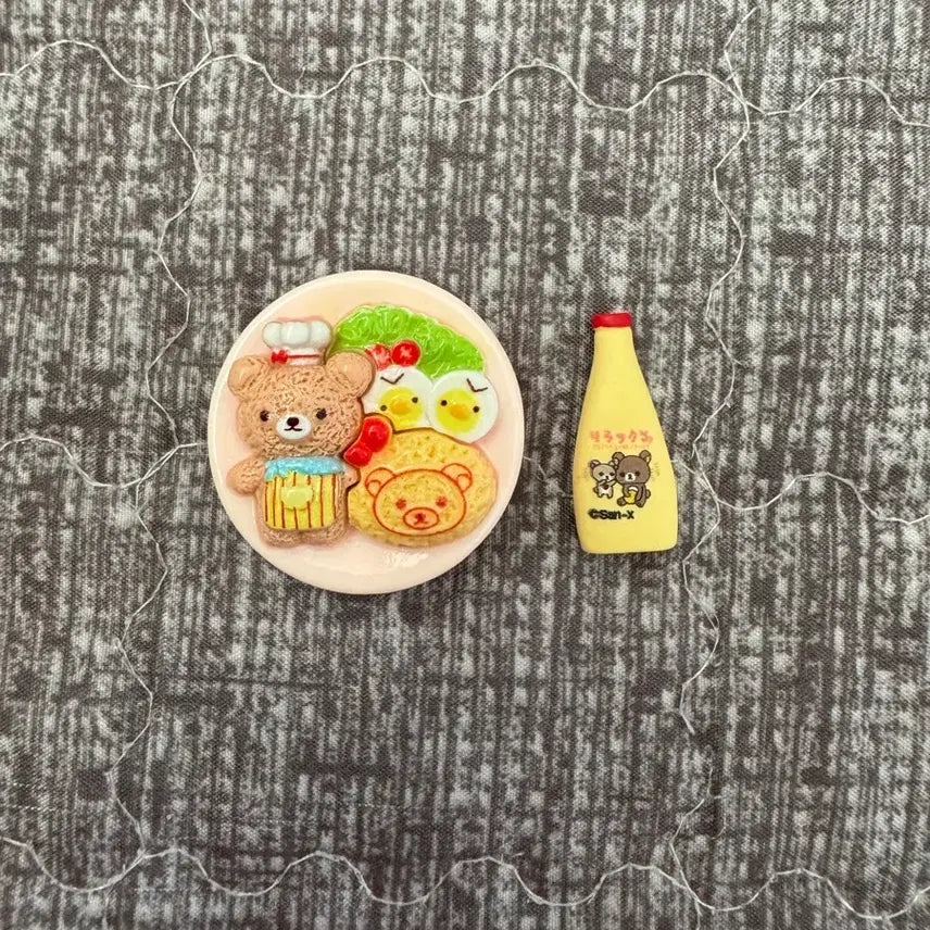 [BUNJANG] Rilakkuma Lunch Box Miniature with Condensed Milk Container / 리락쿠마 도시락, 리락쿠마 연유 미니어쳐