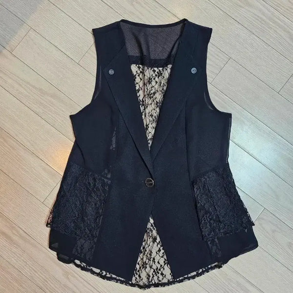 [BUNJANG] Women's Summer Lace Vest / 새거 여성 여름 조끼 베스트