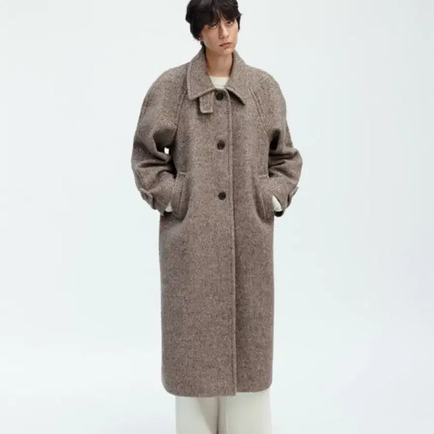 [BUNJANG] H8 (에이치에이트) Cappuccino Alpaca Blend Long Coat / H8에이치에이트 코트! 얼바닉30 낫띵리튼 문달 파사드패턴 아모멘토