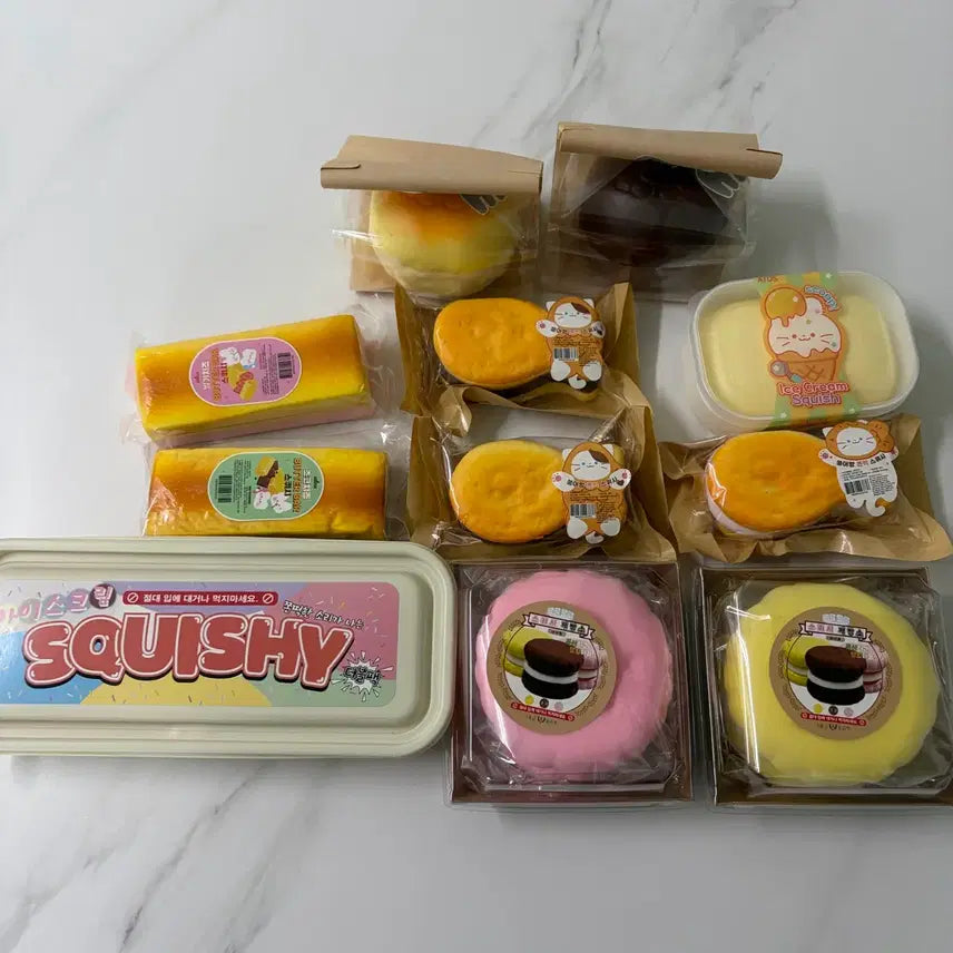 [BUNJANG] 11-Piece Squishy Set / 말랑이 스퀴시 11개 세트 판매 새상품 미개봉