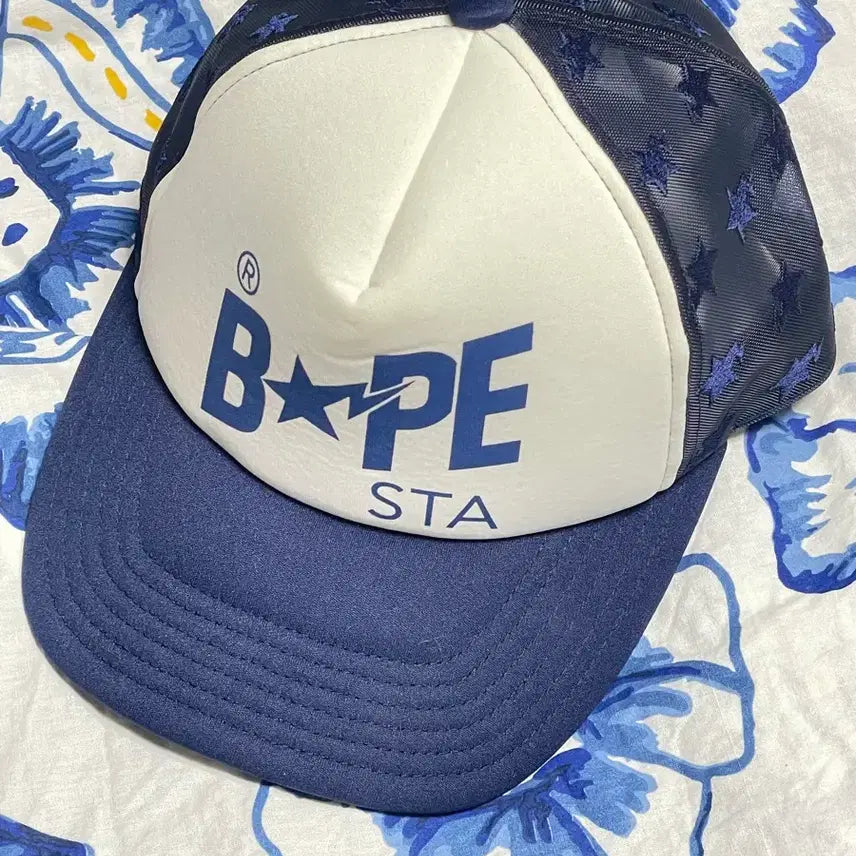 [BUNJANG] BAPE Star Mesh Cap Navy / 베이프 스타 메쉬캡 네이비