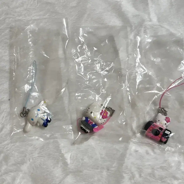 [BUNJANG] Sanrio Hello Kitty Heisei Kogal Keyring Strap / 헬로키티 산리오 시크릿 스트랩 두근두근 헤이세이 코갸루 키링