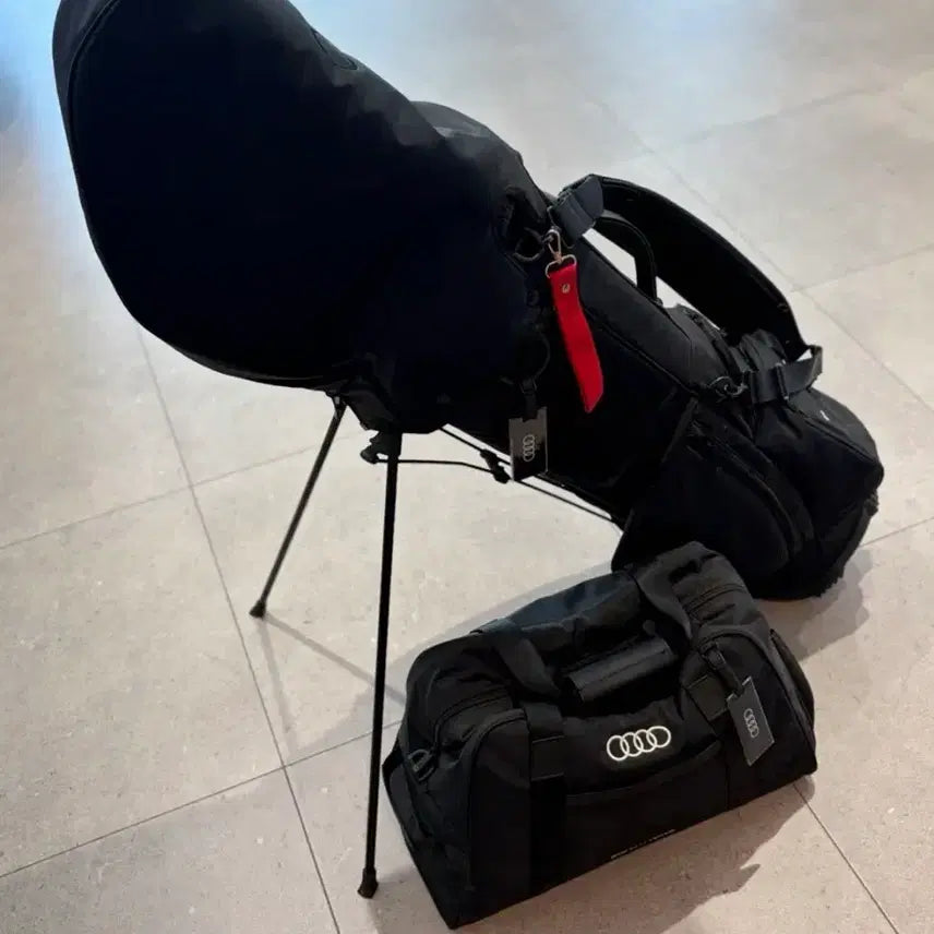 [BUNJANG] Audi Golf Bag + Boston Bag Set (New) / 아우디 골프백 + 보스턴백 새상품