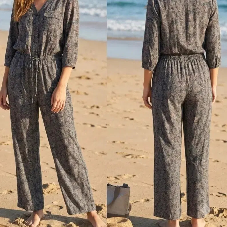[BUNJANG] Nokcha Paisley Jumpsuit / 일본브랜드nokcha  페이즐리 점프수트.