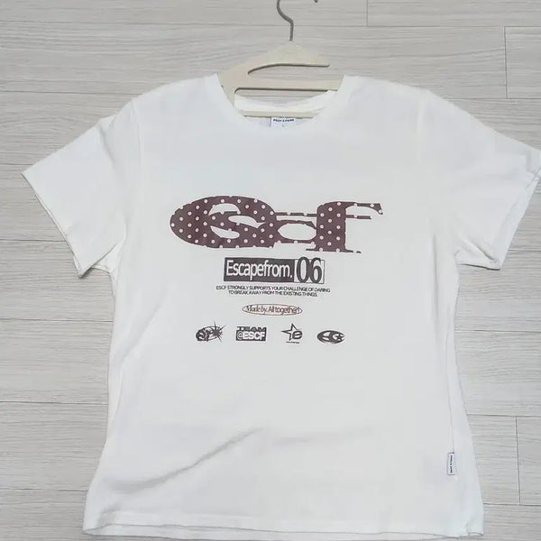 [BUNJANG] Escapefrom Dot Short Sleeve T-Shirt (L) / 이스케이프프롬 도트 반팔티