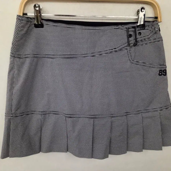 [BUNJANG] PEARLY GATES Check Pleated Skirt Size 1 / 파리게이츠 체크 플리츠 스커트 1