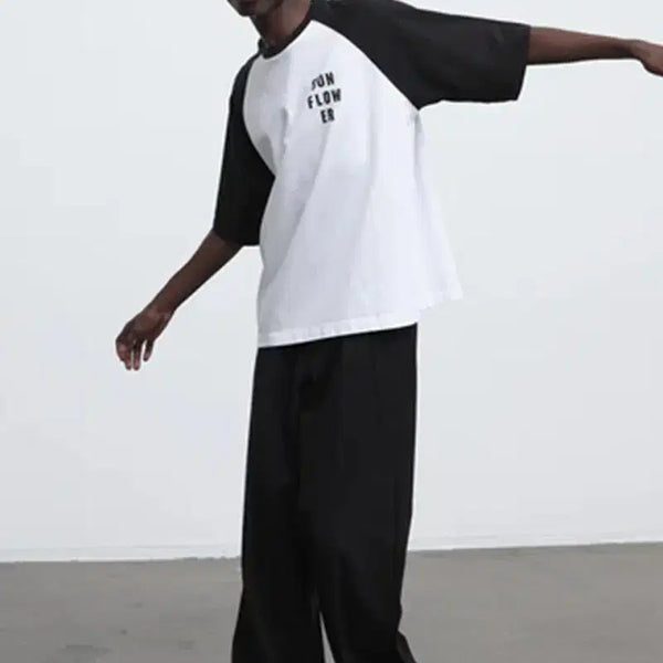 [BUNJANG] Sunflower Wide Twist Trousers Black / 선플라워 와이드 트위스트 트라우저 sunflower 썬플라워