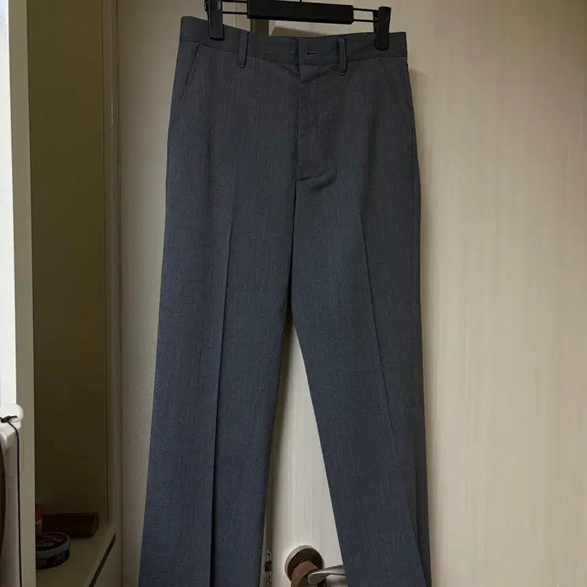 [BUNJANG] Sunflower Wide Twist Trousers Grey / 선플라워 와이드 트위스트 트라우저 sunflower 썬플라워