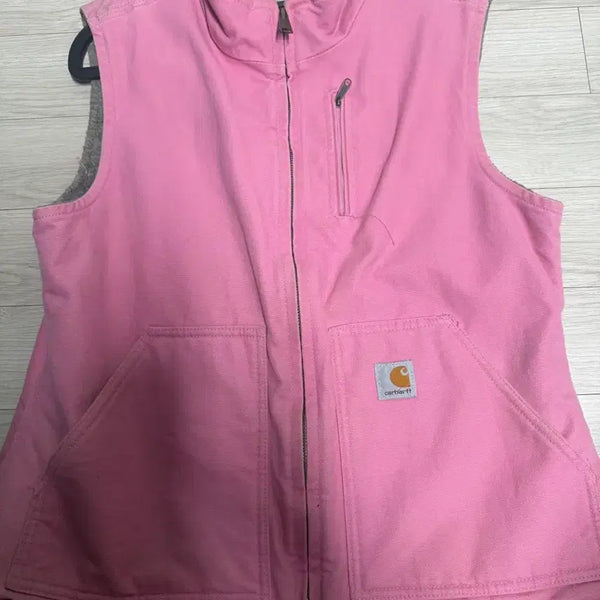 [BUNJANG] Carhartt Pink Vest / 칼하트 핑크 베스트