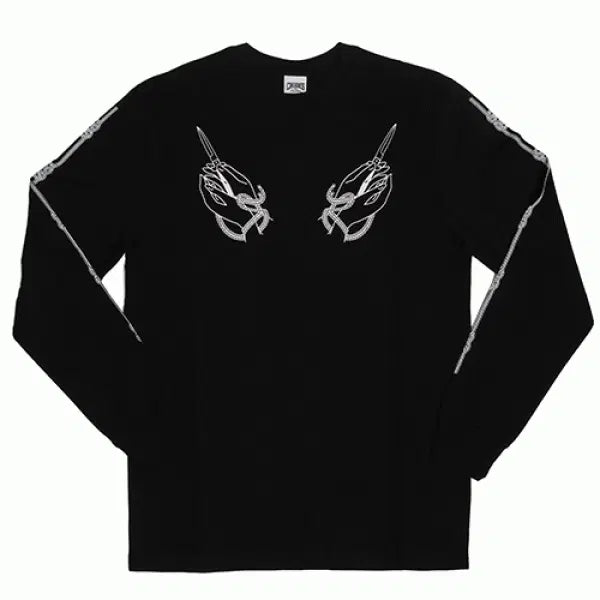 [BUNJANG] Crooks & Castles Kenichi LS Tee - Black (Size S) / [새상품] 크룩스앤캐슬 티셔츠 S사이즈 KENICHI LS TEE - BLK(1510105)