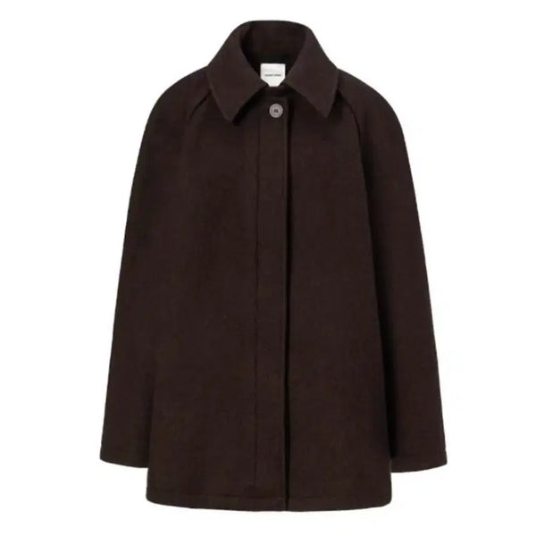 [BUNJANG] Le17septembre Raglan Sleeve Half Coat Brown / Le17septembre 하프 코트 브라운