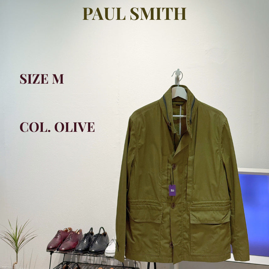 [BUNJANG] Paul Smith Safari Jacket Olive Cotton Blend M / 폴스미스 SAFARI JACKET(M)\
