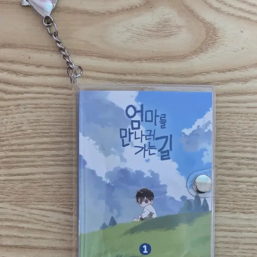 [BUNJANG] Mother's Road to Meet Webtoon Vol. 1 Book Keyring / 웹툰 엄마를 만나러 가는 길 1권 북 키링
