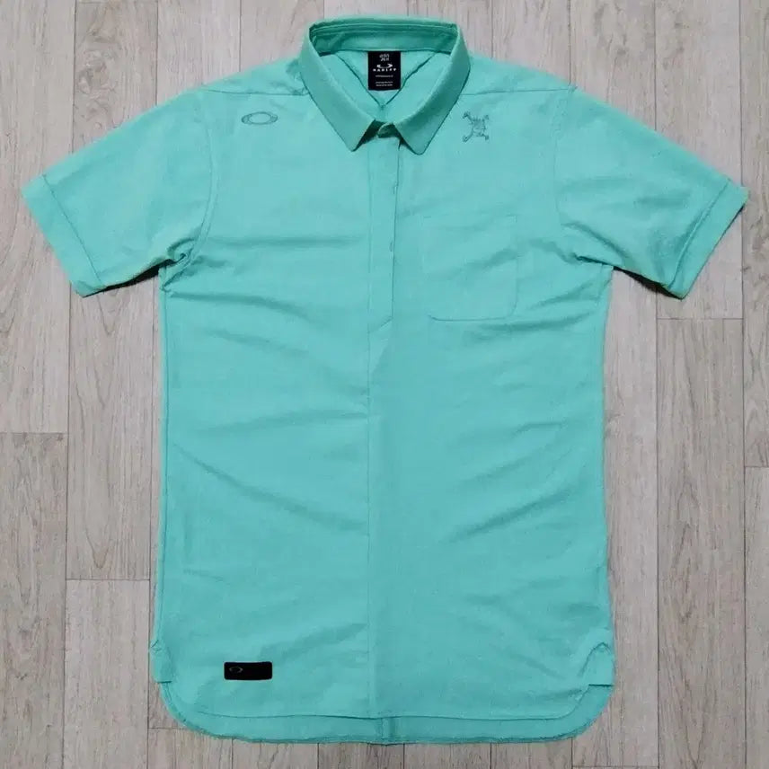 [BUNJANG] Oakley Embroidered Short Sleeve Polo Shirt Mint S (Korean M 95) / (정품) 오클리 자수 반팔 카라티 민트 S " 한국 M 95 "  미착용.  새것입니다.