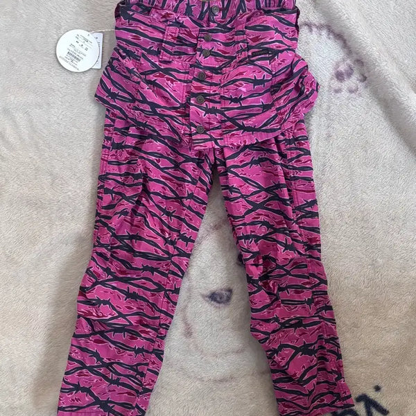 [BUNJANG] Hysteric Glamour 3 Ways Layered Pants Pink M Size / 히스테릭글래머 3ways 레이어드 팬츠 핑크 M사이즈