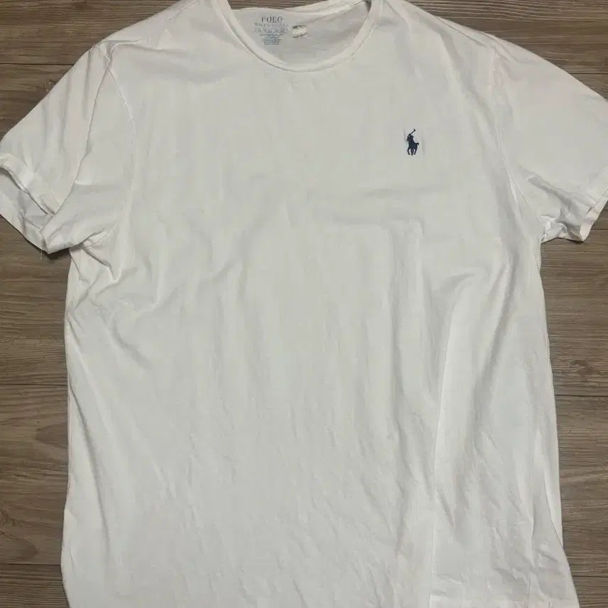 [BUNJANG] Polo Ralph Lauren Basic Logo Short Sleeve T-Shirt White / 폴로 랄프로렌 기본 로고 반팔 티셔츠 화이트