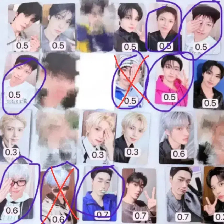 [BUNJANG] Ateez Fan Meeting Photocard / ateez 팬미팅 표시된 포카