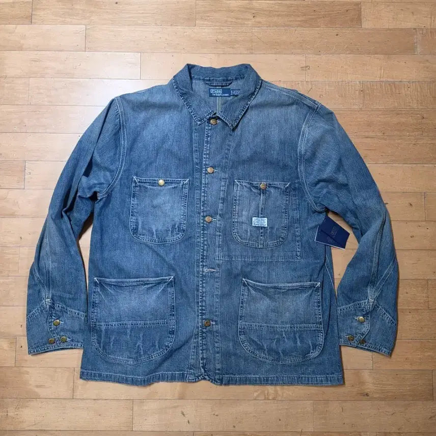 [BUNJANG] Polo Ralph Lauren Waldron Denim Utility Jacket XL / 폴로랄프로렌 왈드론 데님 유틸리티 재킷 xl