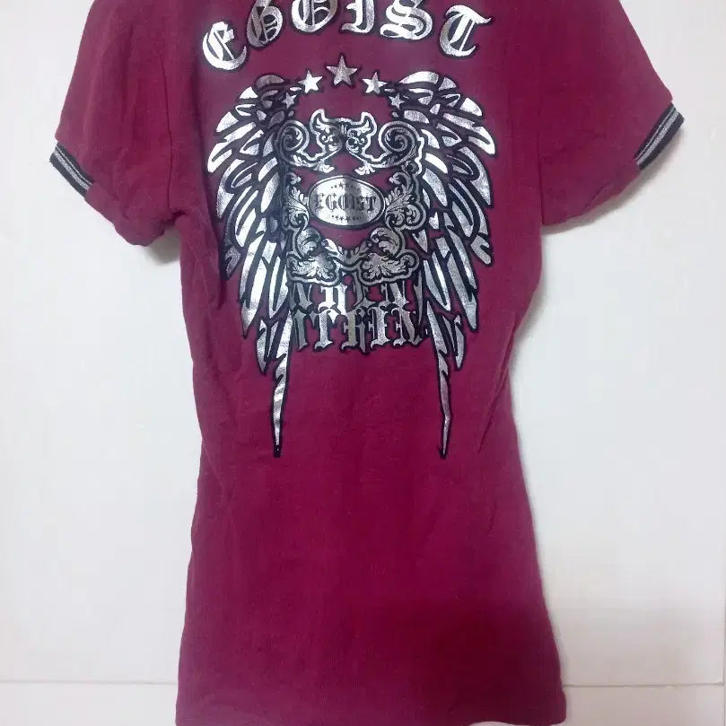 [BUNJANG] EGOIST Lettering Collar T-shirt (Size 55) Y2K Style / EGOIST 레터링  카라티(55)/Y2K