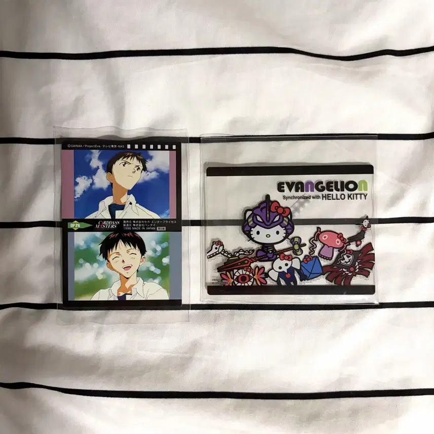 [BUNJANG] Evangelion x Hello Kitty Shinji Rei Acrylic Photocard Bundle Set / 에반게리온 헬로키티 콜라보 아크릴 신지 레이 포카 일괄