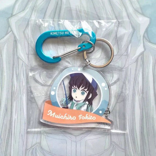 [BUNJANG] Demon Slayer: Kimetsu no Yaiba Muichiro Tokito Carabiner Keychain / 귀멸의칼날 무이치로 카라비너 키링