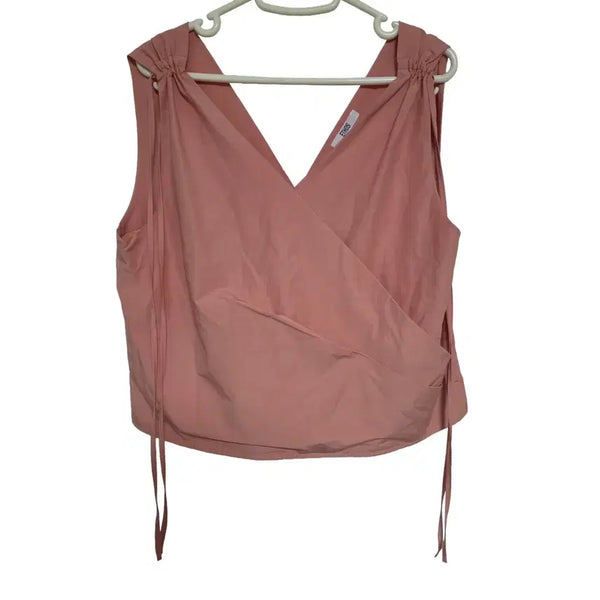 [BUNJANG] Ethos Sleeveless Pink Blouse / 에토스 슬리브리스 핑크 블라우스