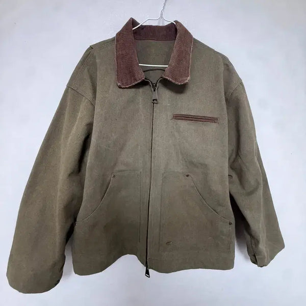 [BUNJANG] Camel Outdoor Jacket Khaki / 카멜 워크 자켓 카키색