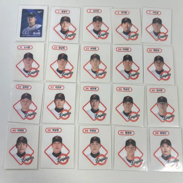 [BUNJANG] Hanwha Eagles KBO Sticker Bundle Set / 한화이글스 kbo 띠부씰 일괄