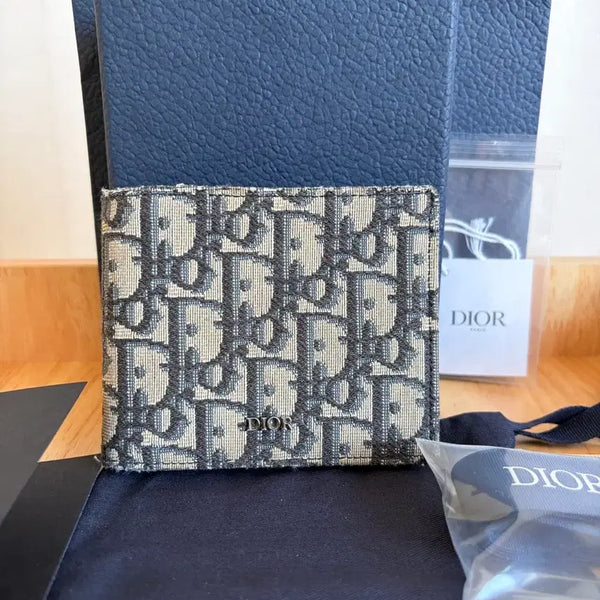 [BUNJANG] Dior Compact Oblique Bifold Wallet / [S급/풀구성] 디올 컴팩트 오블리크 반지갑