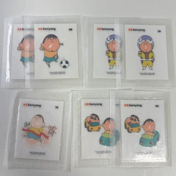 [BUNJANG] Crayon Shin-chan SsamYong Sticker Collection (7-piece Bundle Set) / 짱구 스티커 짱구는 못말려 삼양 스티커 띠부씰