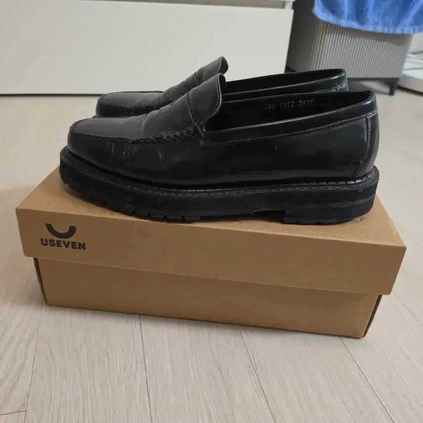[BUNJANG] Handmade Black Loafers Size 265 / 손신발 검정로퍼 발볼넓은 265 팔아요