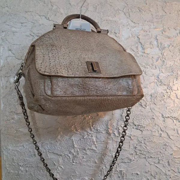 [BUNJANG] Marc Jacobs Leather Tote Bag Chain Shoulder Bag / made. in. italy  마크제이콥스  가죽토드백 체인숄더백