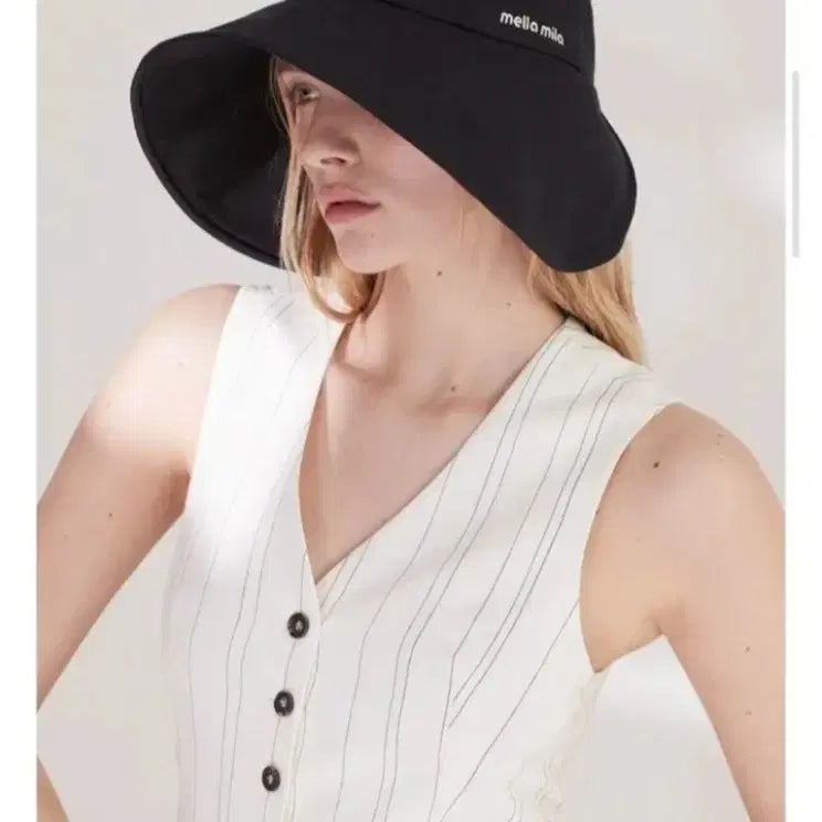 [BUNJANG] Melamila Linen Bucket Hat / 멜라밀라 린넨 버킷햇 새상품