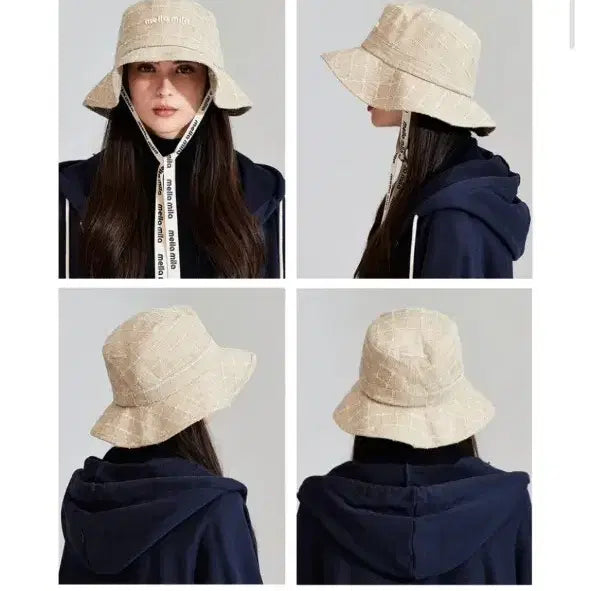 [BUNJANG] Melamila Pattern Bucket Hat / 멜라밀라 패턴 버킷햇 새상품