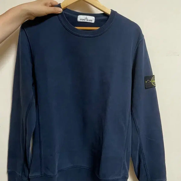 [BUNJANG] Stone Island Sweatshirt Navy L / 스톤아일랜드 맨투맨 네이비 (S급)